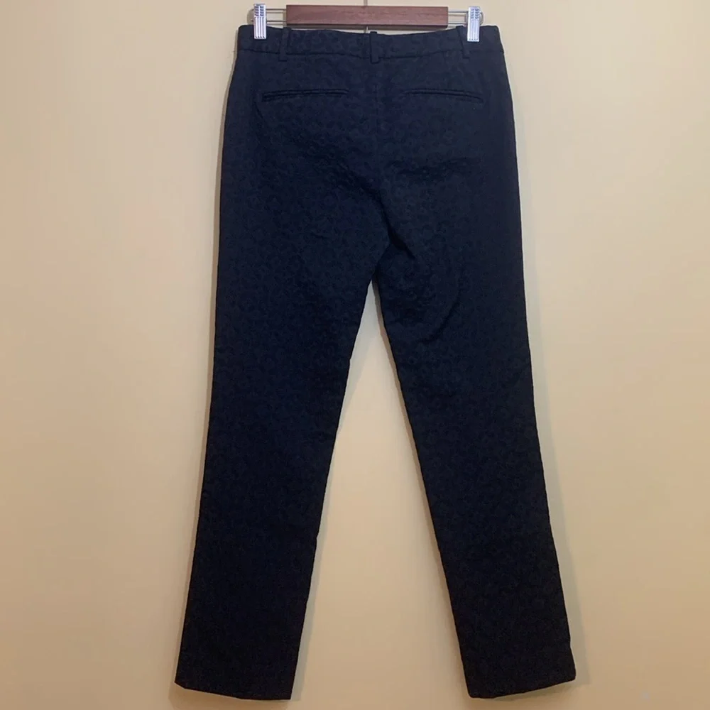 Theory | Black Marsienna Tori Black Jacquard Embroidery Tailored trousers Pants